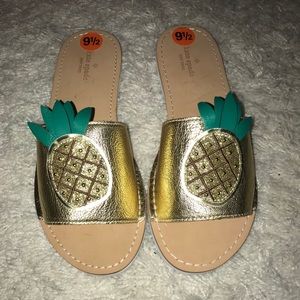 Kate Spade “Ibis” Pineapple Sandal Size 9.5